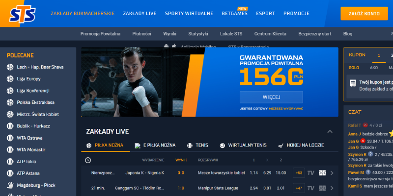 bukmacher z zakładami CS GO – STS