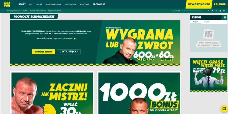 Betfan strona promocyjna