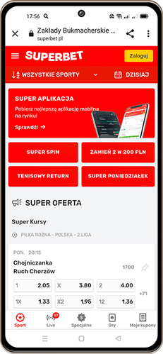 Superbet Aplikacja mobilna