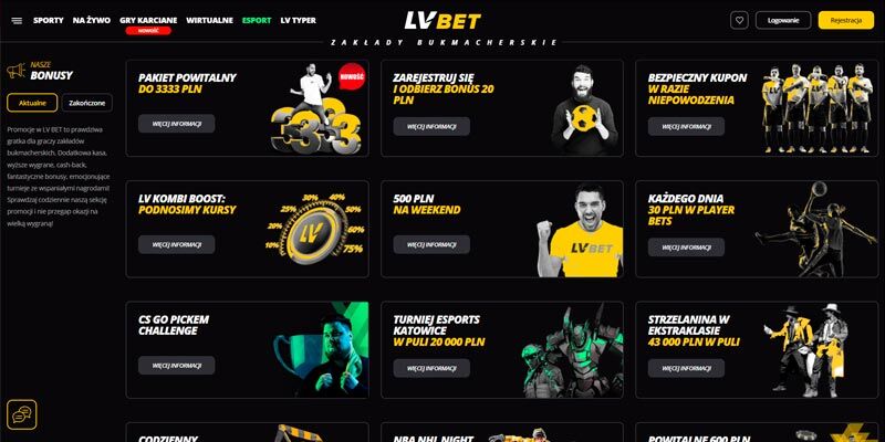 Lvbet Polska strona promocyjna